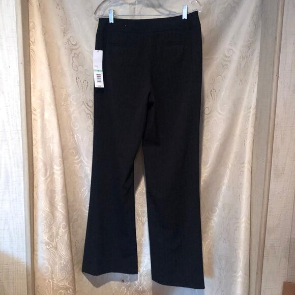 rafaella, Black with Grey pinstripe, dressy, straight leg pants, Sz: 8, NWT - Picture 2 of 12